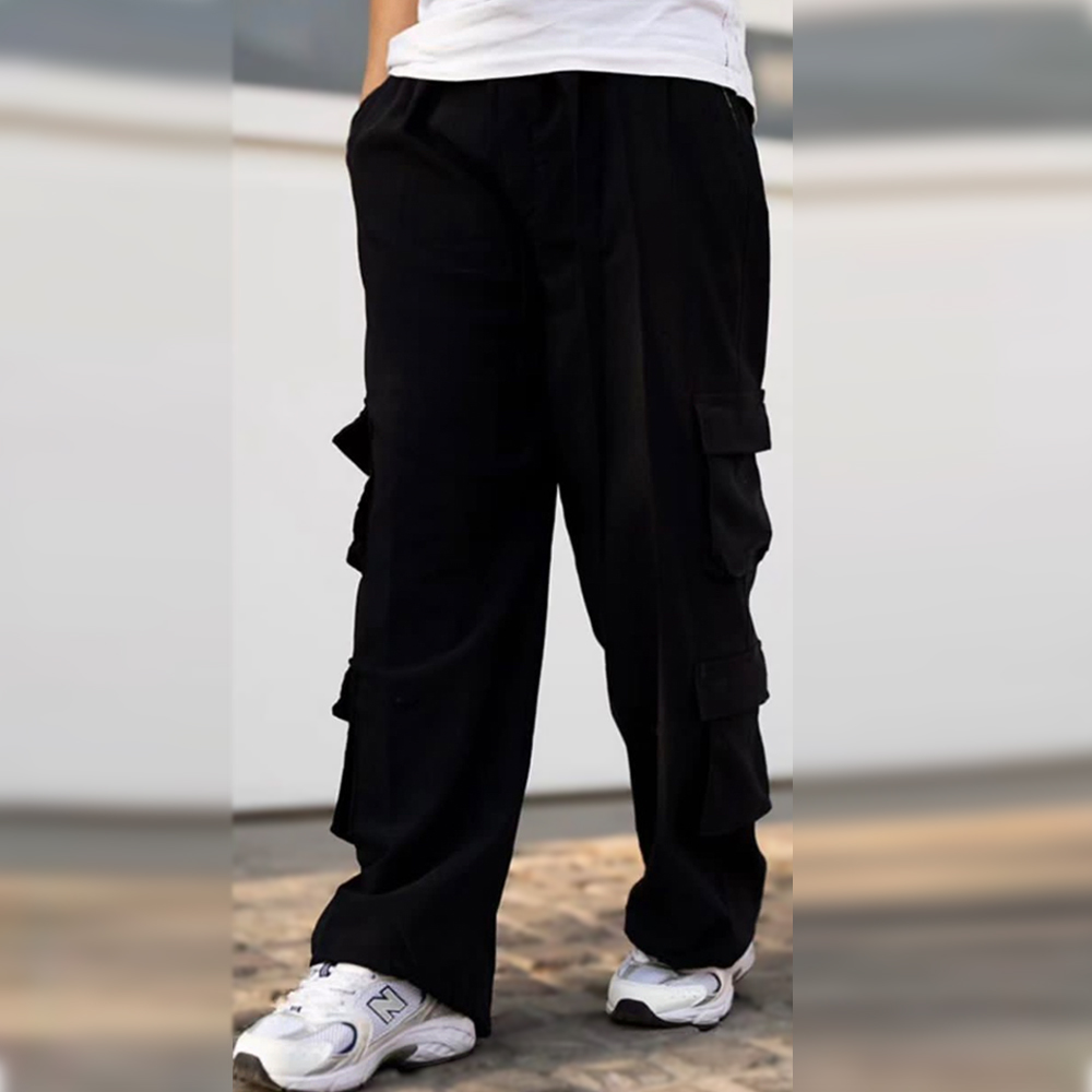 شلوار کارگو مشکی